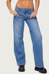 Nikoletta Low Rise Straight Leg Jeans