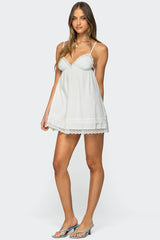Luisa Lacey Babydoll Mini Dress
