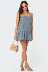 Dylan Denim Mini Dress