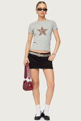 Hayes Twill Mini Skort