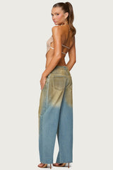 Sequin Backless Triangle Strapless Top