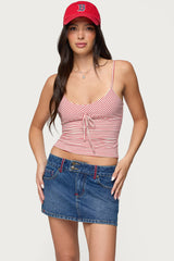 Tova Striped Scoop Tank Top