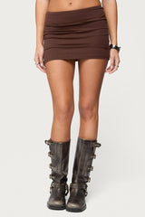 Aisha Low Rise Mini Skirt