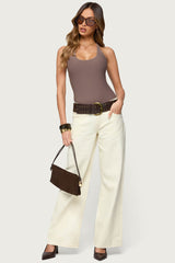 Svana Scoop Neck Bodysuit