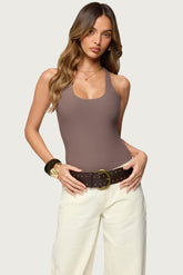 Svana Scoop Neck Bodysuit