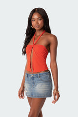 Julia Split Front Top