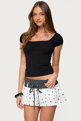 Oleana Gathered Bust Top