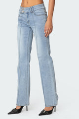 Avril Low Rise Bootcut Jeans