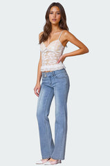 Torin Sheer Lace Tank Top