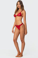 Darcie Sheer Lace Thong
