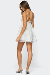 Luisa Lacey Babydoll Mini Dress