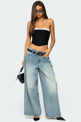 Ryla Contrast Layered Mesh Corset
