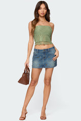 Liri Layered Lace Tube Top