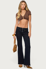 Jazzi U Ring Crop Top