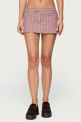 Marlow Striped Mini Skort