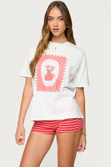 Flower Vase Oversized T Shirt