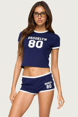 Brooklyn Contrast T Shirt