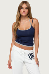 Roya Layered Halter Tank Top