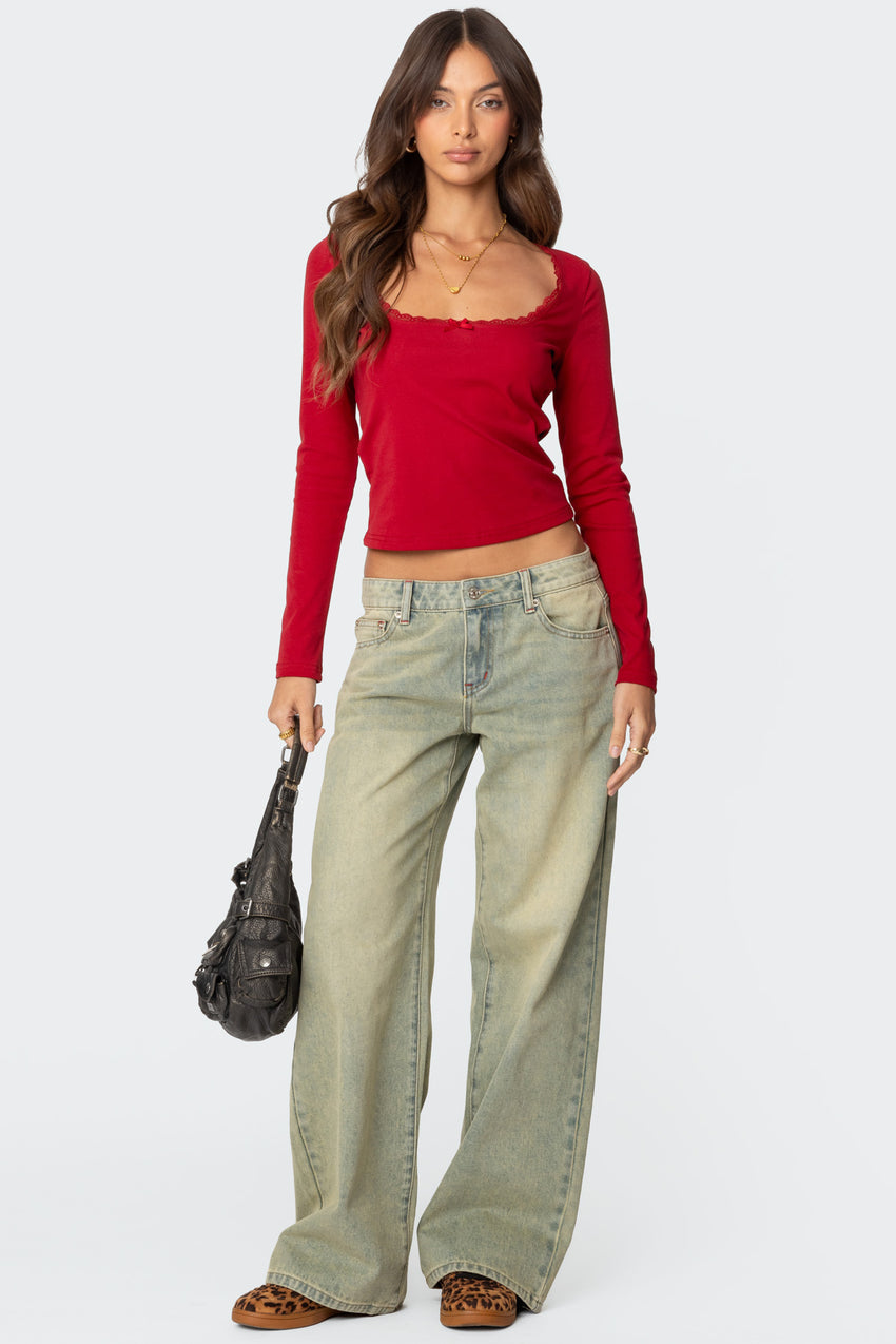 Ace Low Rise Baggy Jeans