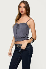 Ripley Tie Front Tank Top