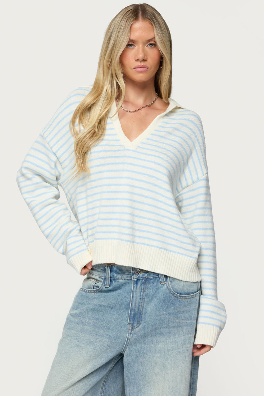 Copenhagen Oversized Striped Sweater
