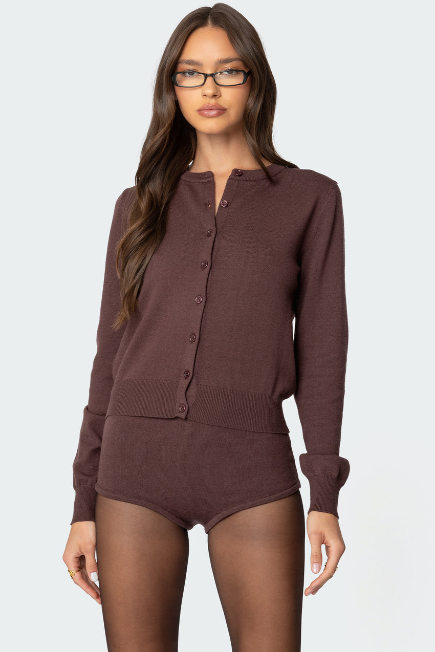 Ashlin Button Up Knit Cardigan