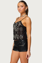 Kaleesy Beaded Tank Top