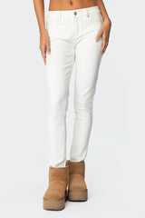 Berta Low Rise Skinny Jeans