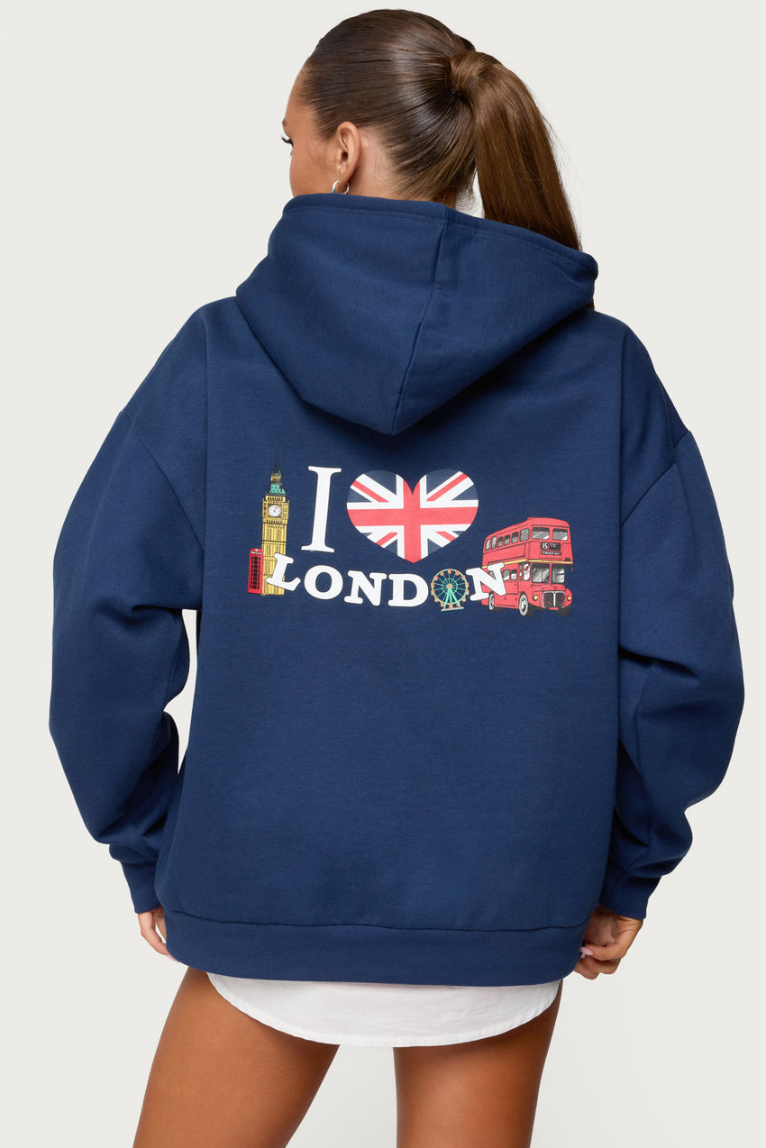 Love London Oversized Hoodie